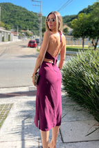 Vestido Midi com Abeturas Laterais Daiana