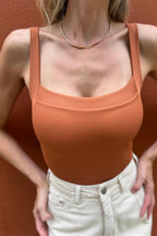Body Canelado em Poliamida Betha