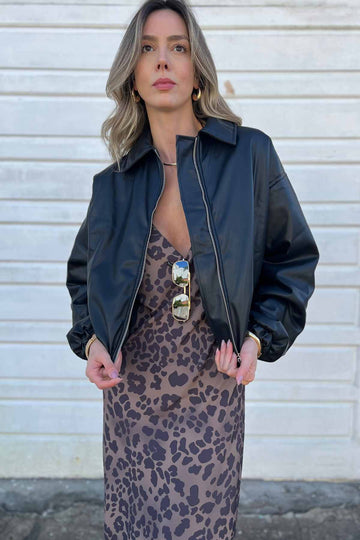 Jaqueta Bomber Poliuretano Tássia