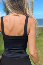 Body Canelado em Poliamida Betha