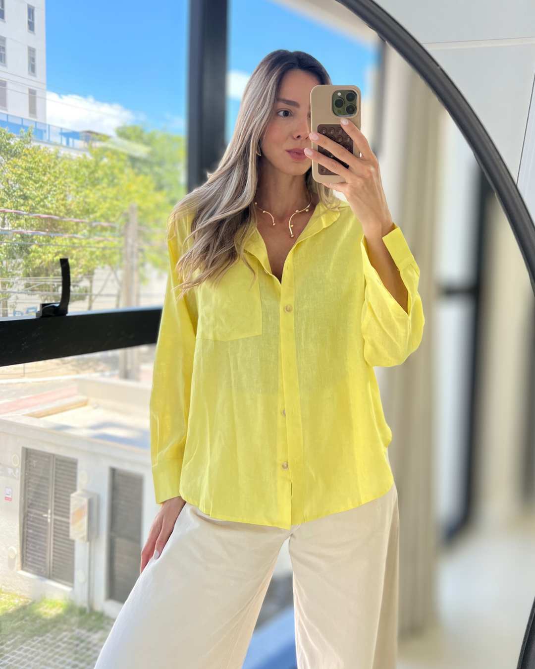 Camisa Feminina Viscolinho Candy