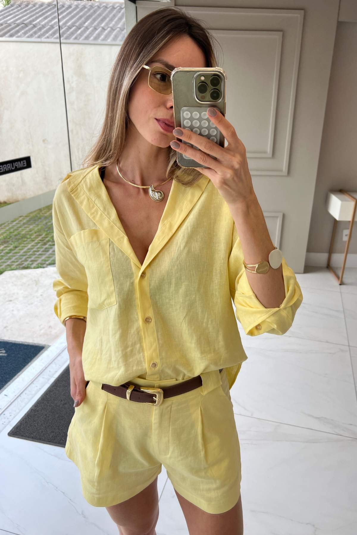 Shorts Feminino Alfaiataria Candy