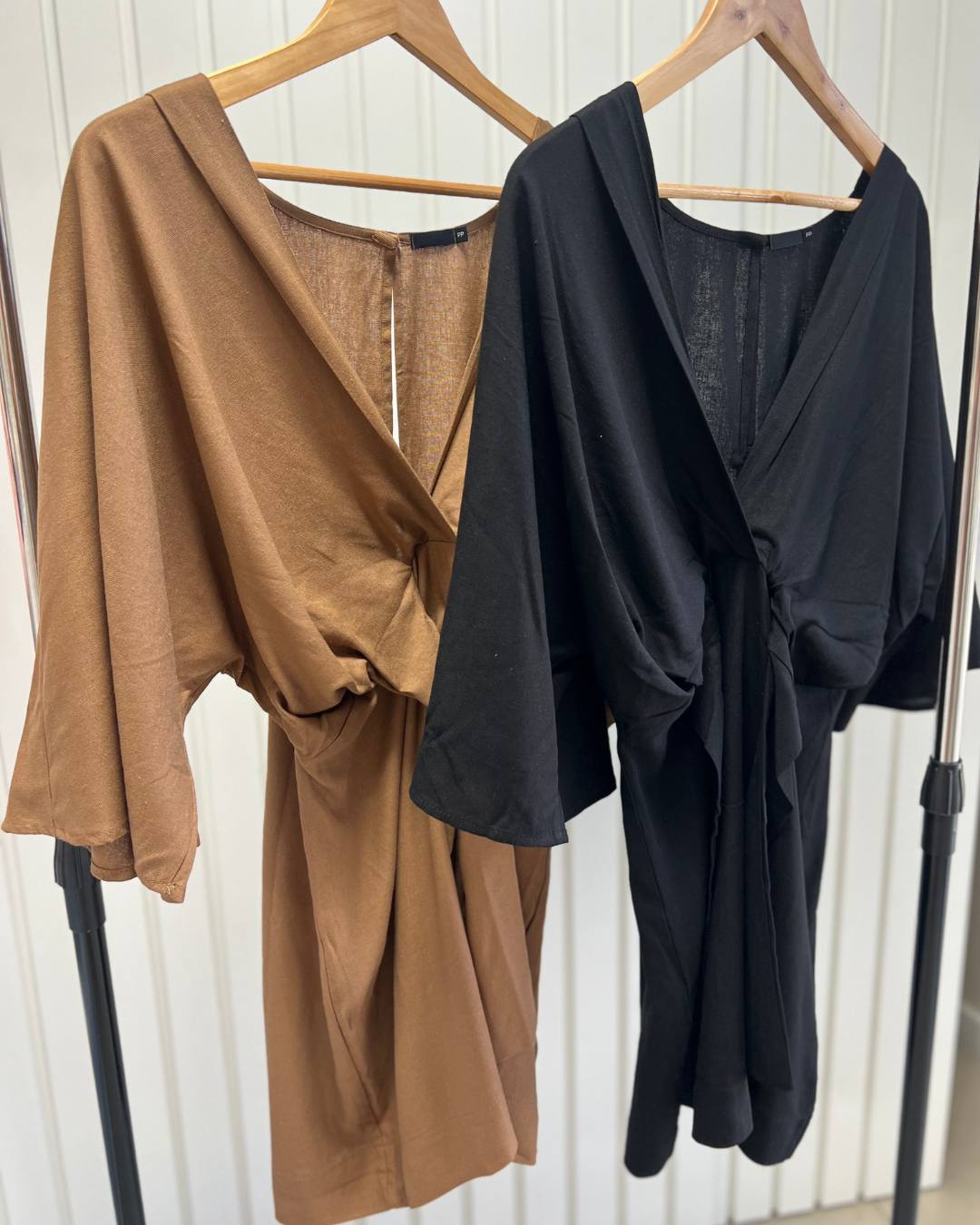 Vestido Kimono Curto Viscolinho Bia