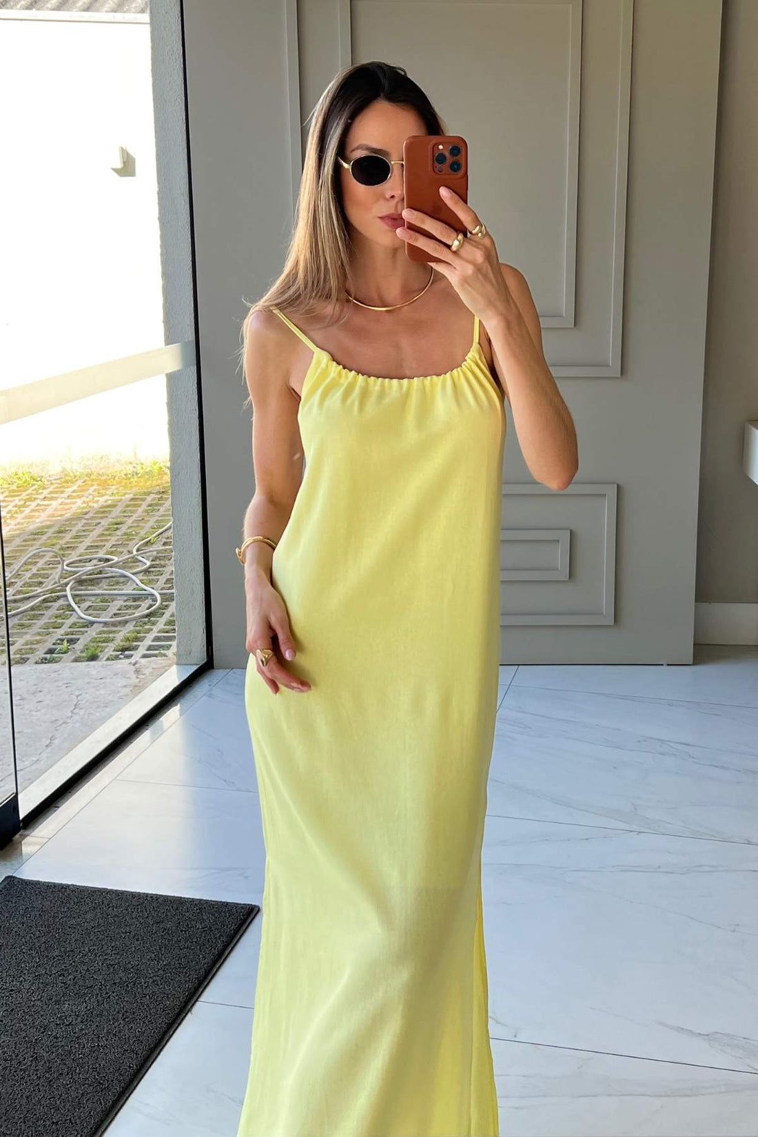 Vestido Longo Decote nas Costas Melissa