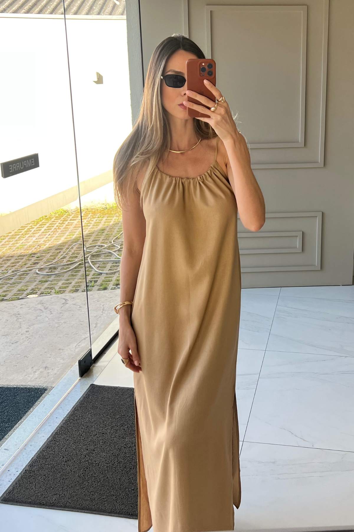 Vestido Longo Decote nas Costas Melissa