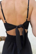 Vestido Midi Com Busto Estruturado E Fenda Agata