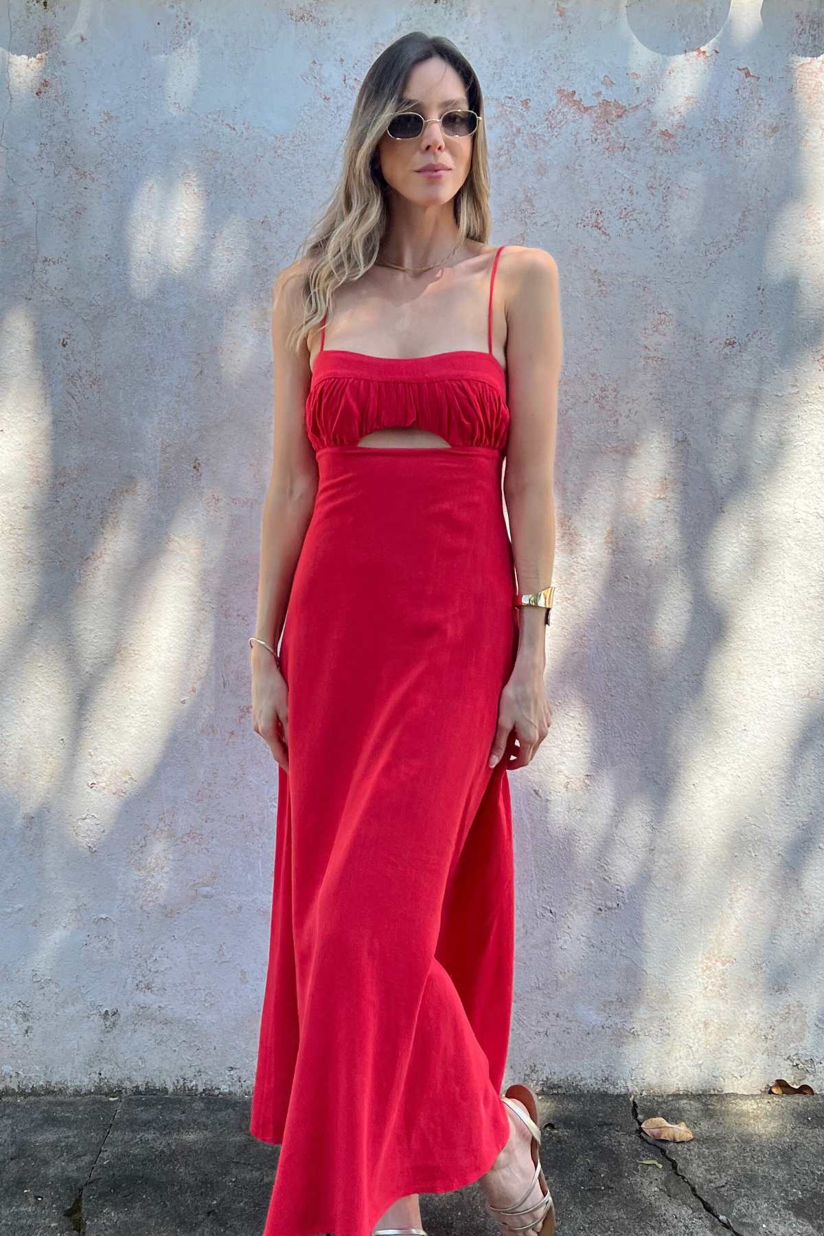Vestido Com Recorte no Busto Rafaela