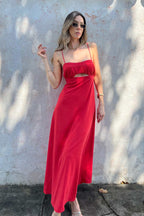 Vestido Com Recorte no Busto Rafaela