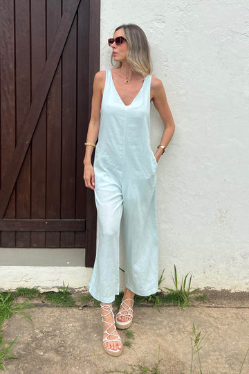 Macacão Feminino Decote nas Costas Abertas Alexia